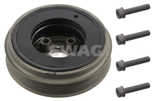 SWAG 30 93 3733: Fulie curea, arbore cotit cu suruburi, pentru arbore cotit