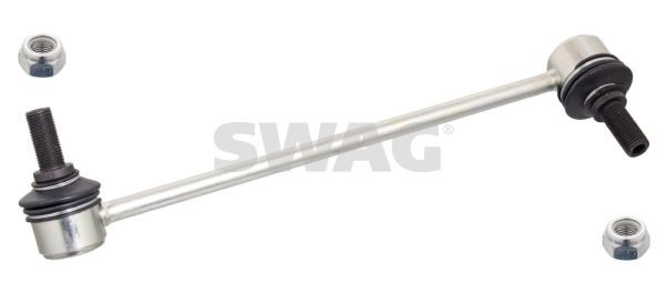 SWAG 81 92 6920: Brat / bieleta suspensie, stabilizator Axa fata dreapta, 250mm, Otel, cu piulițe