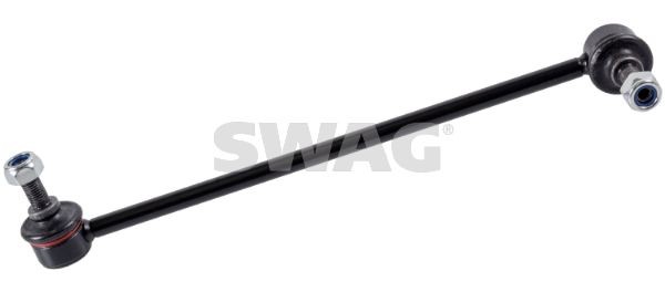 SWAG 90 92 8734: Brat / bieleta suspensie, stabilizator Axa fata dreapta, 285mm, Otel, cu piulițe