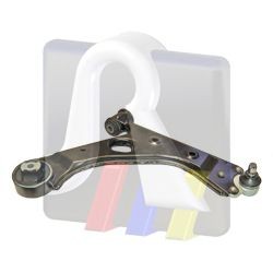 RTS 96-90184-1: Brat, suspensie roata Axa fata dreapta, partea de jos, tabla de otel, cu articulatie de sarcina/ghidare