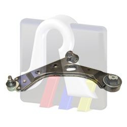 RTS 96-90184-2: Bras de suspension Essieu avant gauche, inférieur, Tôle d'acier, avec rotule de suspension