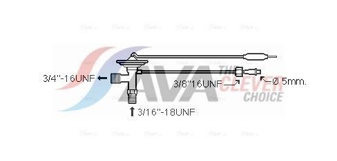 AVA COOLING SYSTEMS HD1258: Supapa expansiune, clima