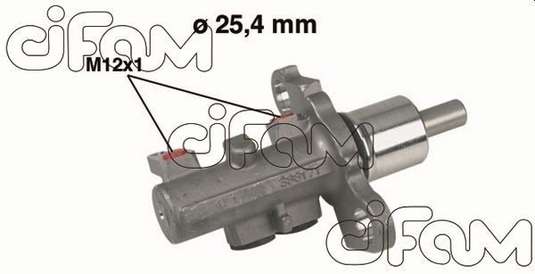 CIFAM 202-402: Pompa centrala, frana