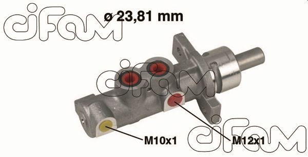 CIFAM 202-537: Pompa centrala, frana 19,05mm