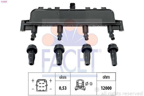 FACET BT.0231: Remondikomplekt, süütejagaja Made in Italy - OE Equivalent