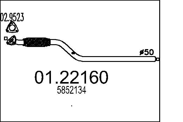 MTS 01.22160: Heitgaasitoru