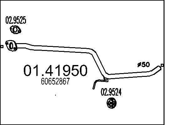 MTS 01.41950: Racord evacuare