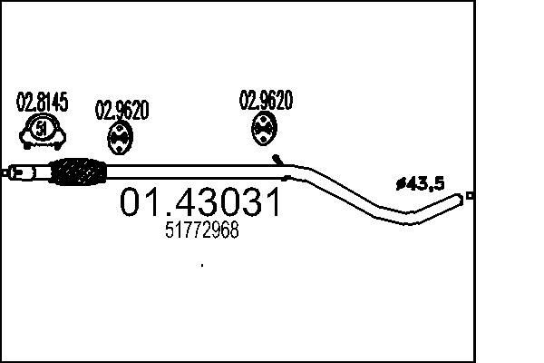 MTS 01.43031: Heitgaasitoru