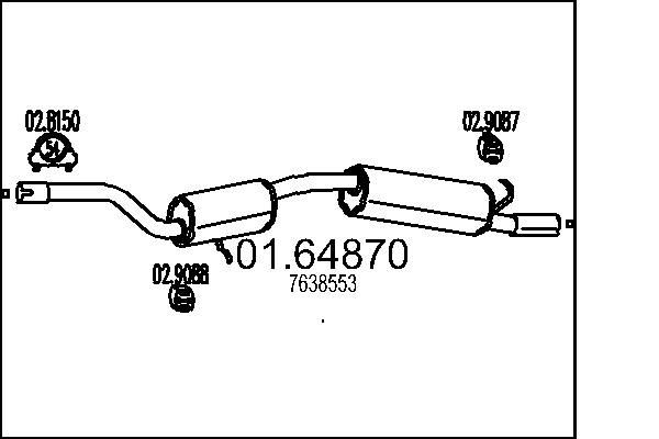 MTS 01.64870: Lõppsummuti 1510mm