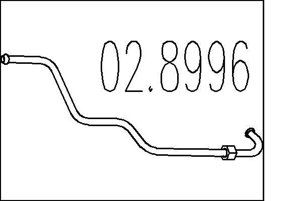 MTS 02.8996: Conector teava, sistem de esapament