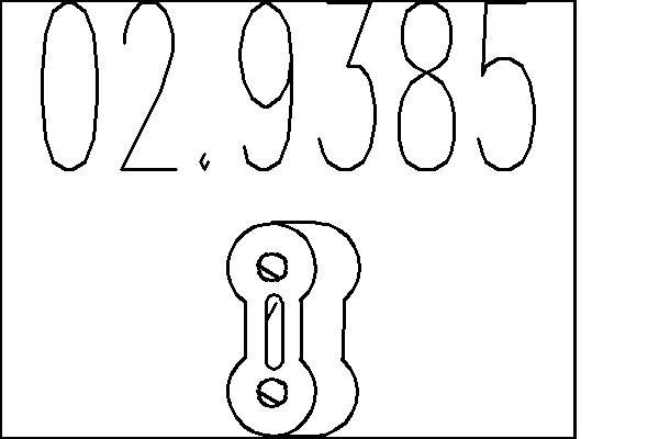 MTS 02.9385: Tampon cauciuc, amortizor esapament