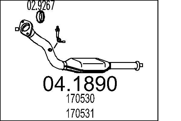 MTS 04.1890: Catalyseur