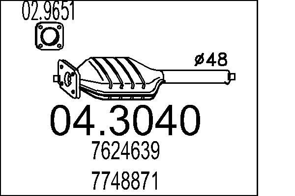 MTS 04.3040: Catalizator