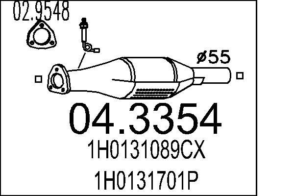 MTS 04.3354: Catalizator