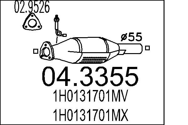MTS 04.3355: Katalüsaator
