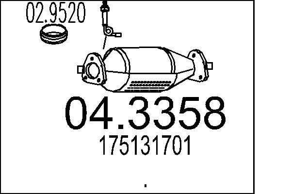 MTS 04.3358: Catalyseur