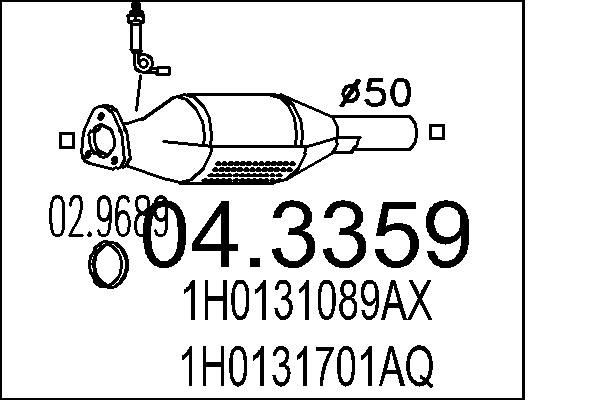 MTS 04.3359: Catalizzatore