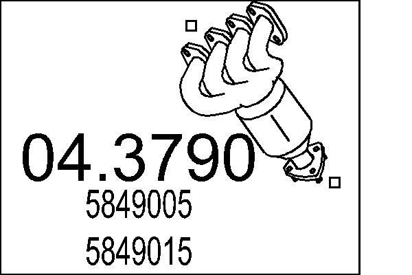 MTS 04.3790: Catalyseur