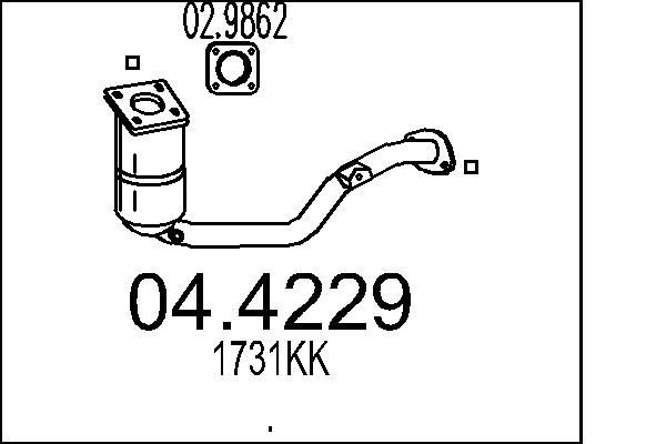 MTS 04.4229: Catalizator