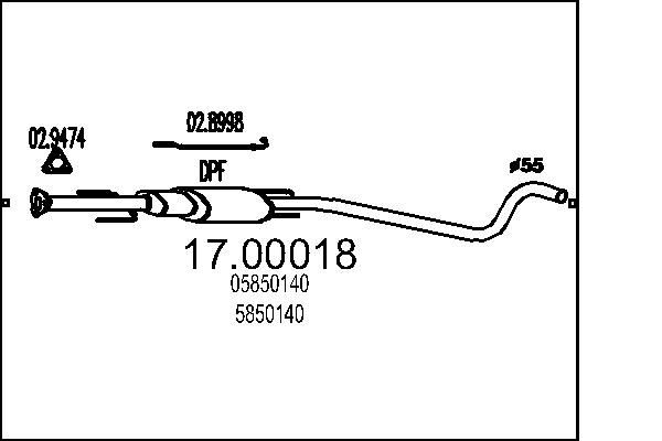 MTS 17.00018: Tahmafilter