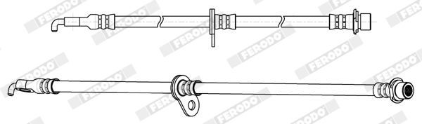 FERODO DDF1126C-1: Piduriketas Ø: 280mm, täis, kaetud