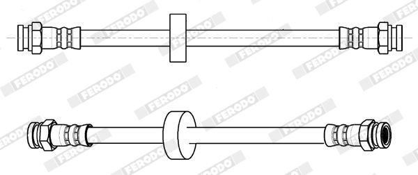 FERODO DDF1129-1: Bremžu diski Ø: 240mm, pilnīgi, ar skrūvēm