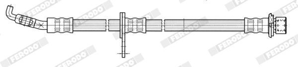 FERODO DDF1186-1: Piduriketas Ø: 284mm, täis