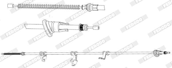 FERODO DDF805-1: Piduriketas Ø: 276mm, täis, koos kruvidega