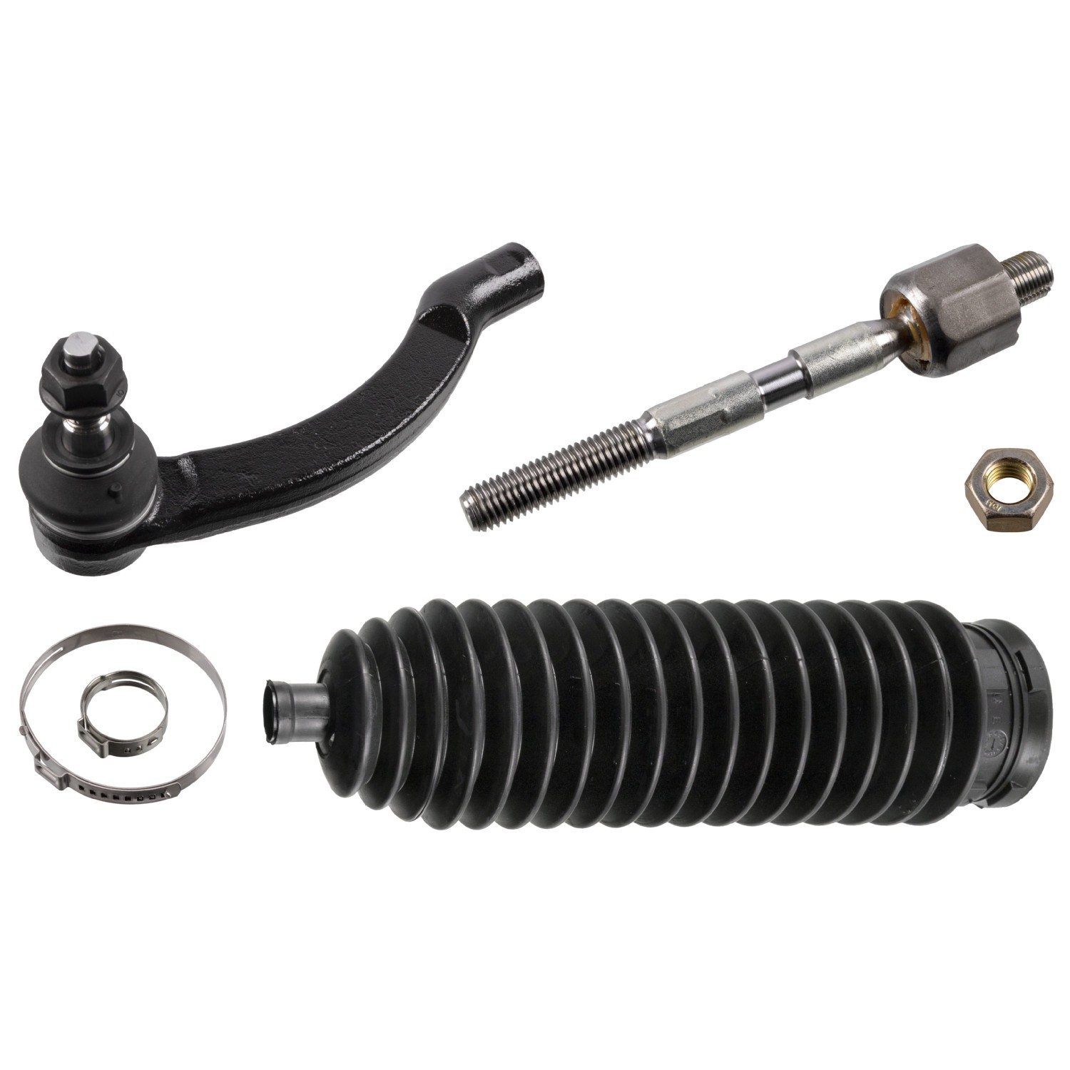 FEBI BILSTEIN 40569: Bara directie Axa fata stanga, cu carcase, cu burduf