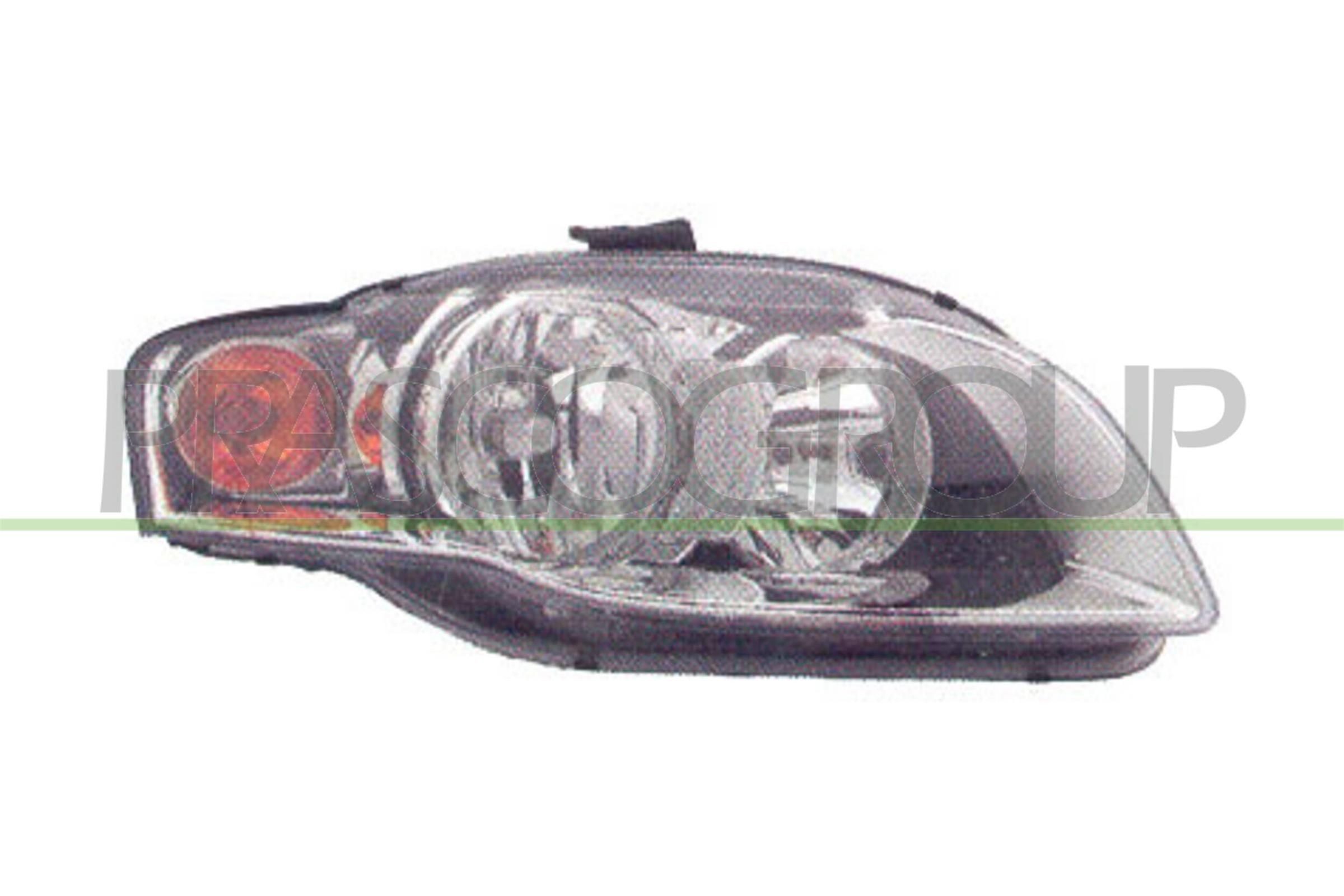 PRASCO AD0224903: Far dreapta, H7/H7, cu motor reglaj LWR, Culoare lumina semnalizator: galben