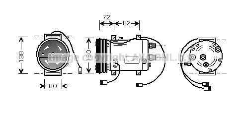 PRASCO AIAK179: Compresor AC