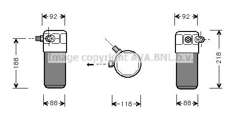 PRASCO AID153: Kuivati, kliimaseade R12, R134a