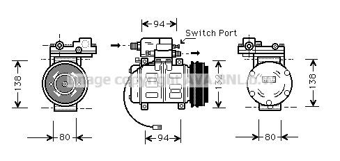 PRASCO AIK181: Compressore aria condizionata