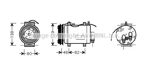 PRASCO AIK228: Kliimakompressor