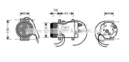 PRASCO AIK255: Kliimakompressor