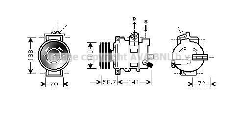 PRASCO AIK279: Kondicionieriaus kompresorius