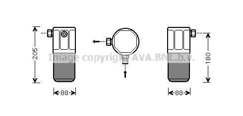 PRASCO ALD100: Kuivati, kliimaseade R134a