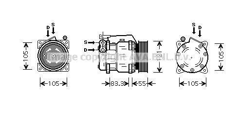 PRASCO ALK090: Kliimakompressor