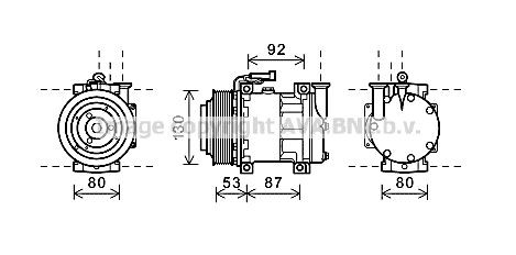 PRASCO ALK122: Kliimakompressor