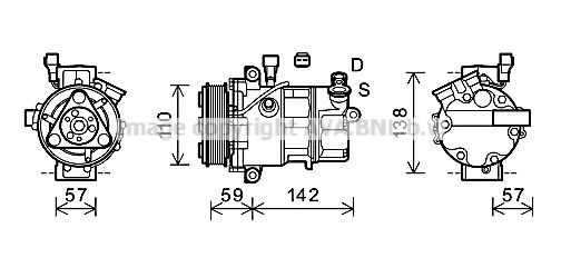 PRASCO ALK127: Kliimakompressor