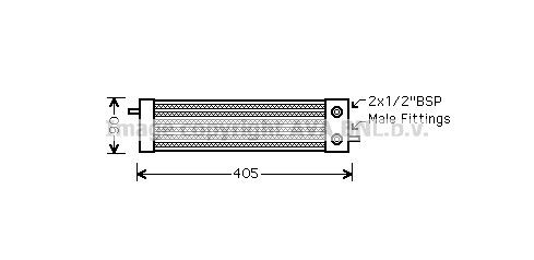 PRASCO AU3189: Radiator ulei, ulei motor