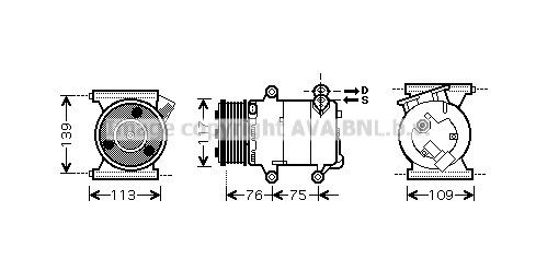 PRASCO AUK185: Kliimakompressor