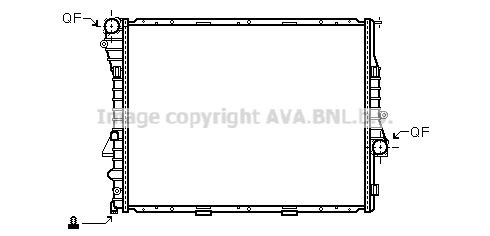 PRASCO BW2274: Radiaator, mootorijahutus kiirliidesega