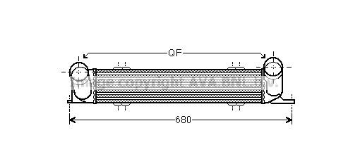 PRASCO BW4378: Intercooler cu cuplaje rapide