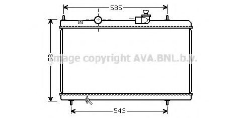 PRASCO CN2228: Radiator, racire motor