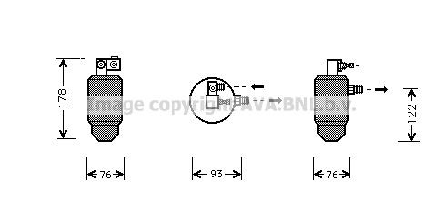 PRASCO CND164: Kuivati, kliimaseade R134
