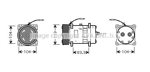 PRASCO CNK176: Compresor AC