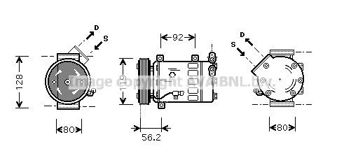 PRASCO CNK237: Kliimakompressor