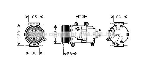 PRASCO CNK256: Kliimakompressor
