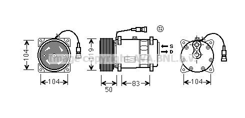 PRASCO DFK038: Compresor AC
